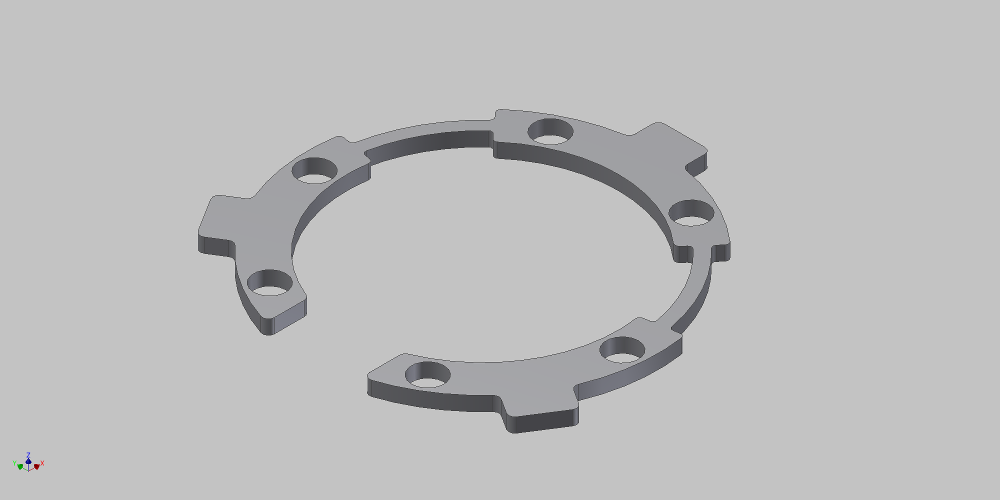 A render of our first locking mechanism.