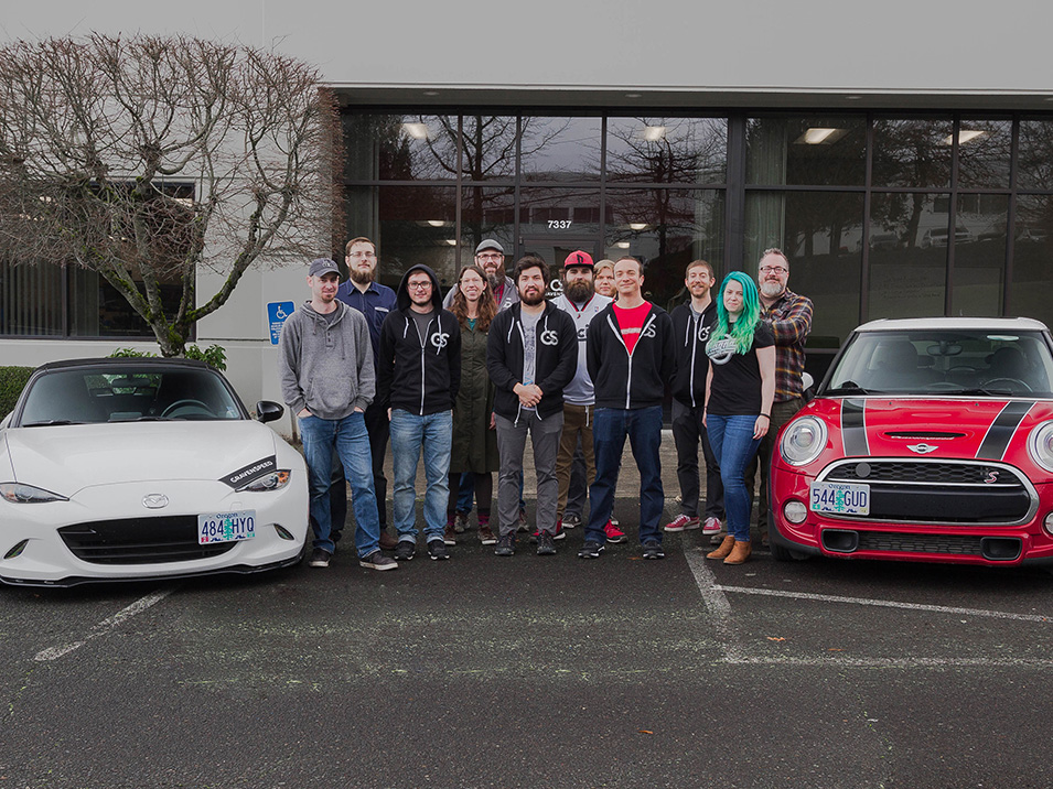 Group photo of the CravenSpeed team.