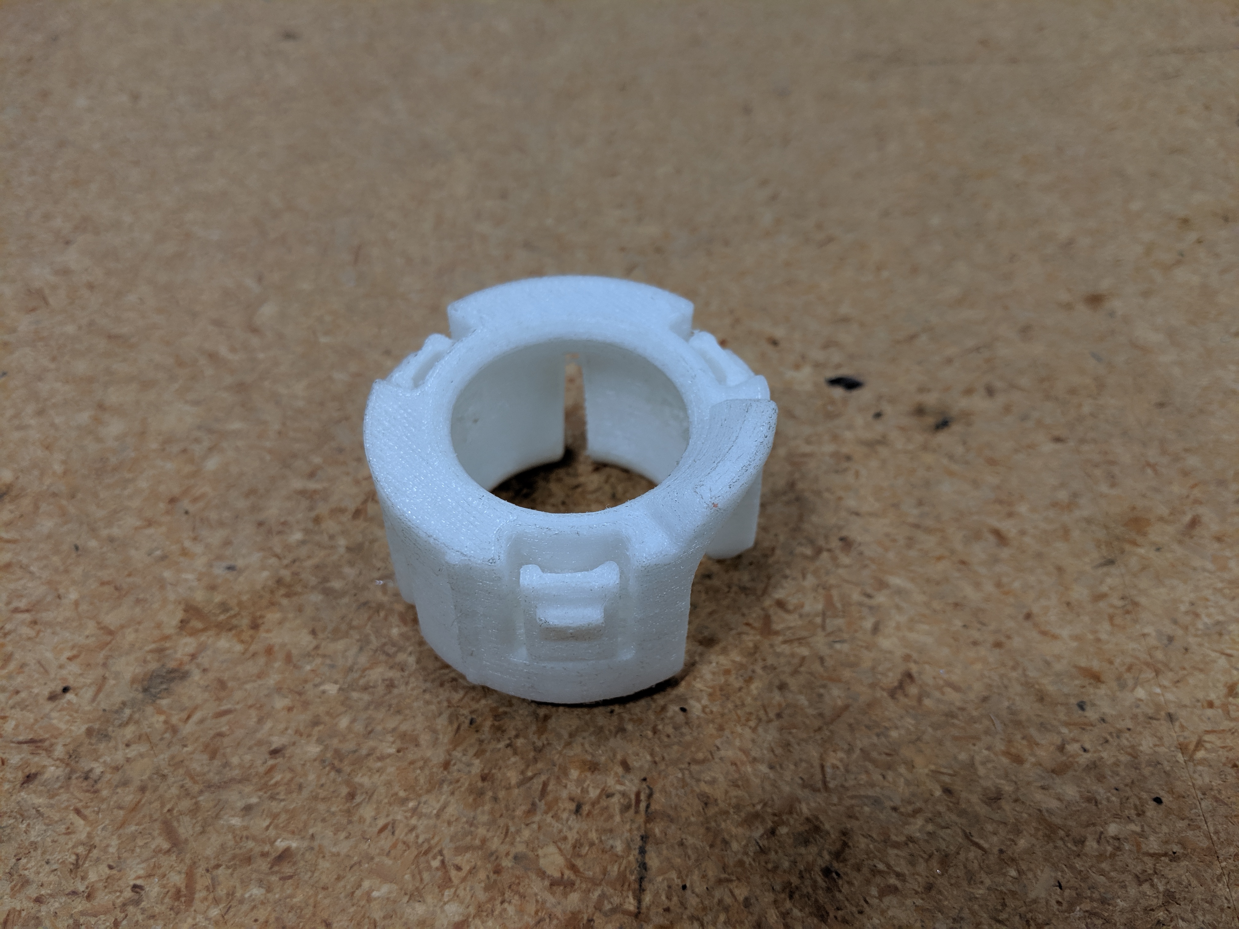 Our 3D printed clip.