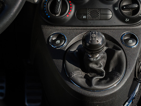 The CravenSpeed shift knob for the Fiat Abarth 500