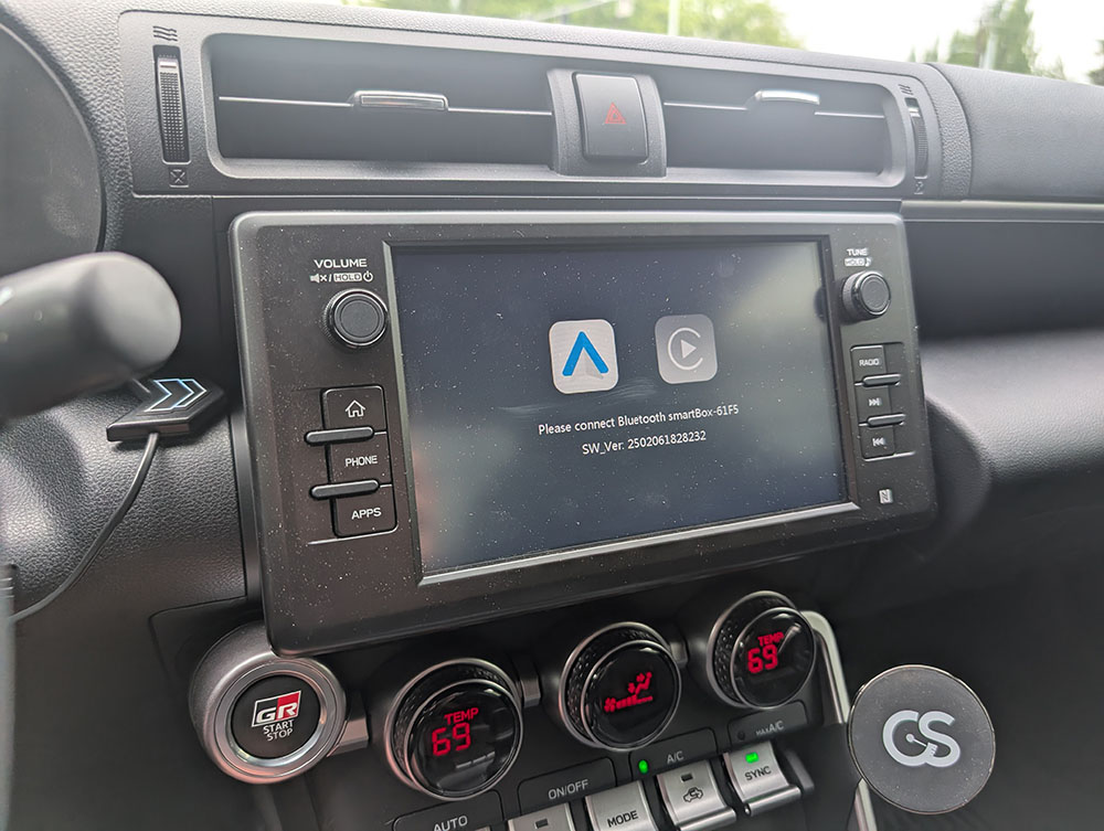 One of the undesireable splash screens we encountered